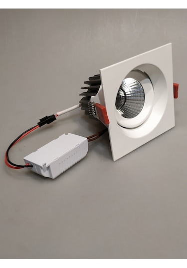 12W Günışığı Kare Hareketli Led Spot
