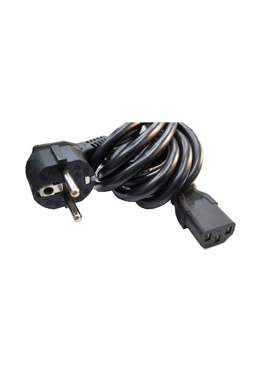 C7 3x1 Power Kablo Bilgisayar Monitör İçin Power Kablo 5m