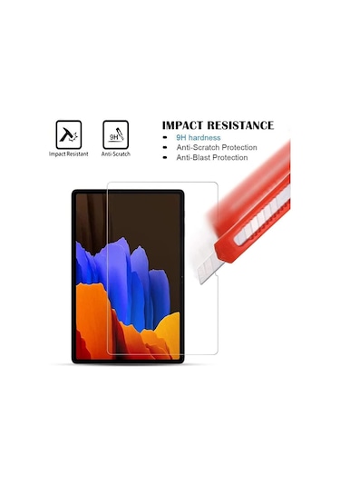 Galaxy Uyumlu Tab S7 Plus T970 Fuchsia Tablet Blue Nano Screen Protector