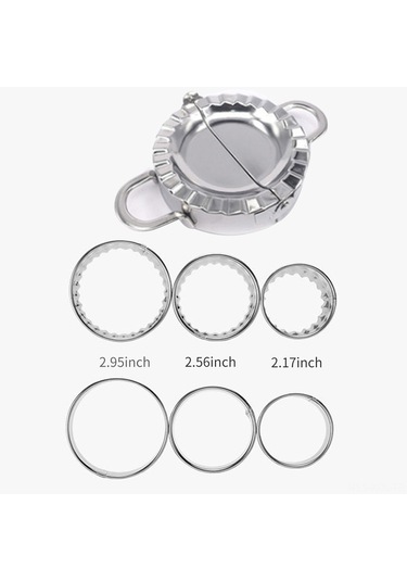 Konesam 304 Çelik Manti Kalıbı Seti Büyük Boy Kalıp + Kurucı + Fıçık Kaşığı - Ev Ve Restoran Mutfak Aleti Diğer