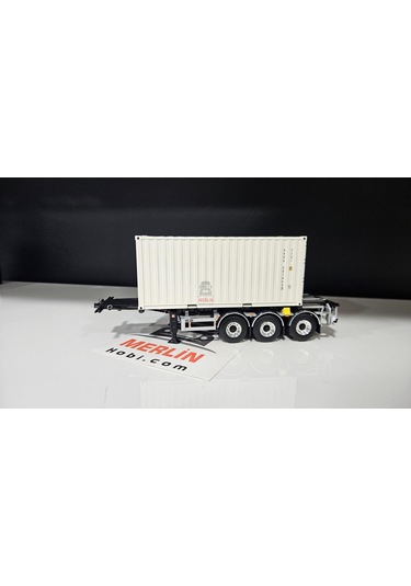 1/50 - 20 Ft Konteyner Ve Taşıma Dorsesi - 20ft Beyaz Renk