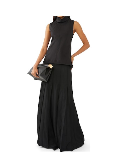 Remain Birger Christensen Kolsuz Şık Bluz - Yazlık Moda Siyah