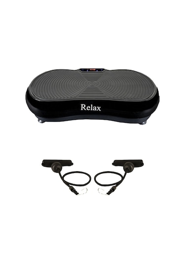 Relax Fit Titreşimli Egzersiz Fitness Aleti Slim 2d Vibration Plate Siyah