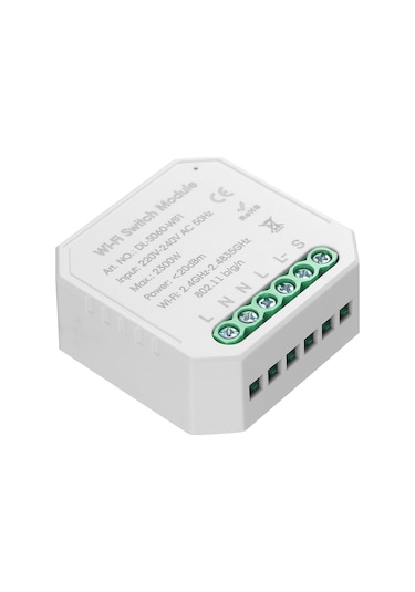 S6564-1 Tuya Mini Dıy Tek Yönlü Küçük Vücut Akıllı Anahtar