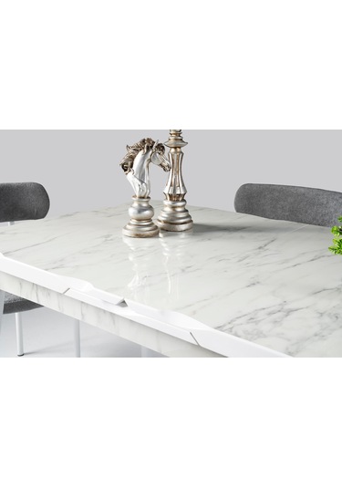 Yakamoz Alfa Mdf Mutfak Masa Sandalye Takımı 80x130cm