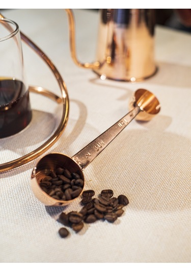 Bakır Filtre Kahve Seti V60 Parlak Bakır Renk