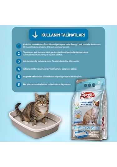 Kedi Kumu Sabun Kokulu 5 Lt - 2 Adet