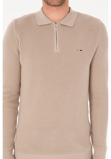 U.s. Polo Assn. Erkek Taş Kazak /triko 50313685-vr049 Tas