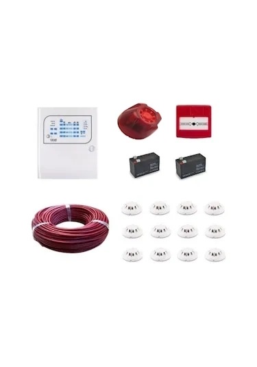 Codesec 12 Bölgeli Konvensiyonel Sertifikalı Yangın Alarm Seti