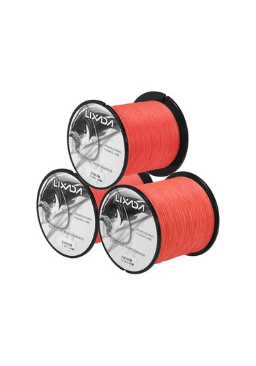 Novahub Lixada 3 Paket 500m Balık Avı İpi, 4 Lifli, Tuzlu Su İçin, Taze Su Uygun
