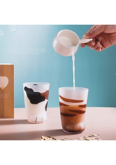 Aşk Kedi Pençesi Cam, Kaplan Pençesi Kupası Ofis Kahve Kupası