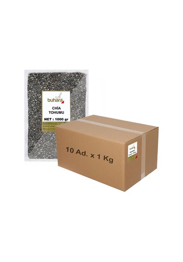 Buhara Toptan Chia Tohumu Dökme 1 Kg X 10 Ad - 10 Kg