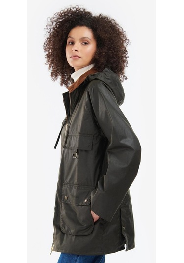 Barbour Highclere Yağlı Ceket Ol71 Olive-ol71 Olive Yeşil