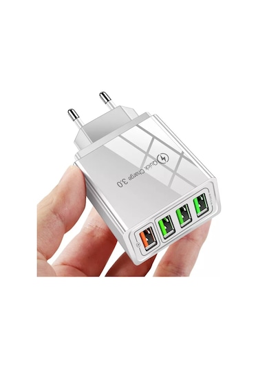 Zuidid Hızlı Şarj Qc 3.0 4 Usb Portlu 3.1A 48W Çoklu Şarj Cihazı (490615844)