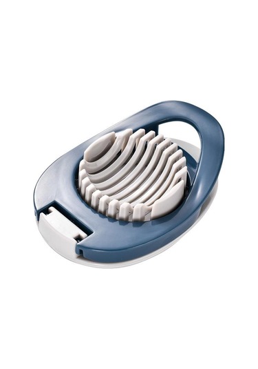 Mavi Çok Fonksiyonlu Yumurta Dilimleme Bölüm Kesici Bölücü Plastik Yumurta Ayırıcı Kesim Yumurta Cihazı Yaratıcı Yumurta Kesici Aletler Mutfak Gadget Mavi