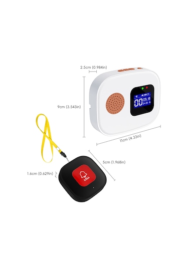 Yaşlı İzleme Için Çağrı Düğmeli Wifi Kablosuz Bakıcı Hs7026-1