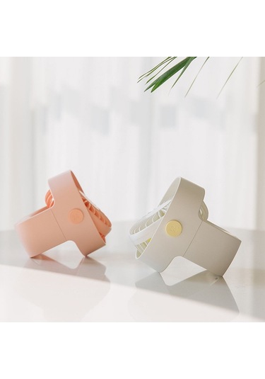 El Masaüstü Açık Öğrenci Sessiz Usb Mini Fan Pembe