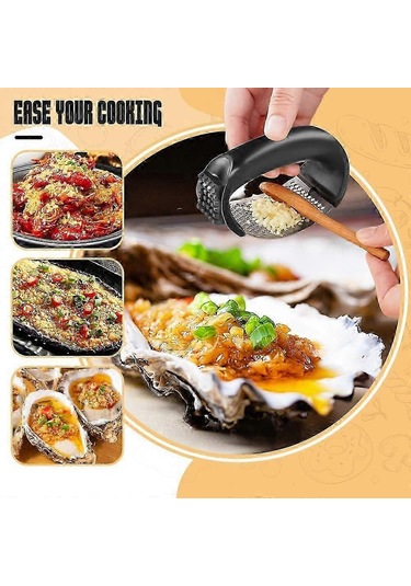 Paslanmaz Çelik Sarımsak Ezici Salıncak, 2024 Yükseltilmiş Sarıms Çok Renkli