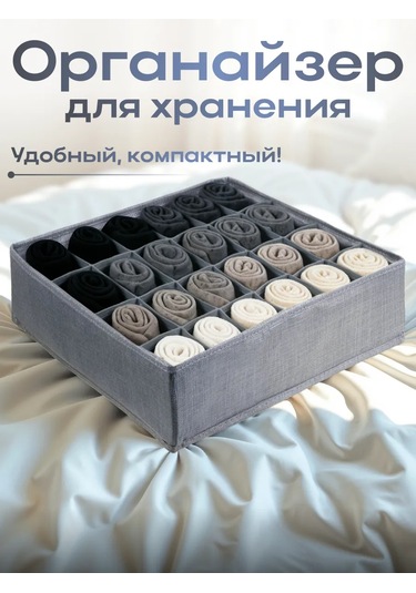 Galaopt 24 Bölmeli İç Çamaşırı Düzenleyici 483492478 Gri