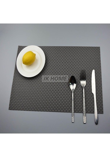 4 Adet/grup Lüks Örgü Akşam Yemeği Placemats Pvc Yer Masa Paspasları En Iyi Altın Gümüş Sofra Yemek Takımı Mutfak Masa Pedleri Araçları Gümüş