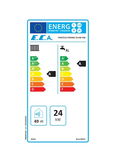 E.C.A Proteus Premix 24/24 Kw (20.000 Kcal) Tam Yoğuşmalı Kombi