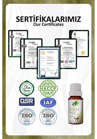 Vanilya Yağı Vanilla Essential Oil 10 Ml.