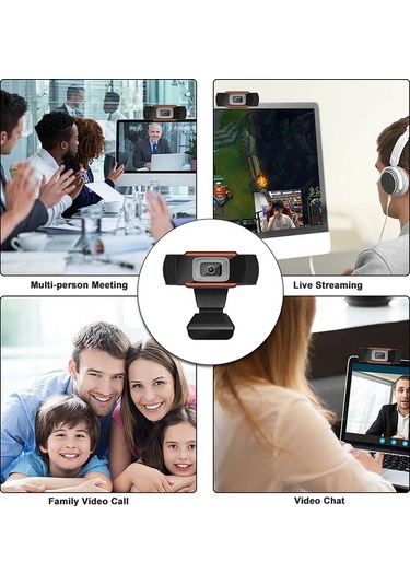 Novahub 1080p Hd Geniş Açılı Usb Web Kamerası - Mikrofonlu, Sürücüsüz, Video Konferans Ve Canlı Yayın İçin, Kullanıcı Yönlendirici