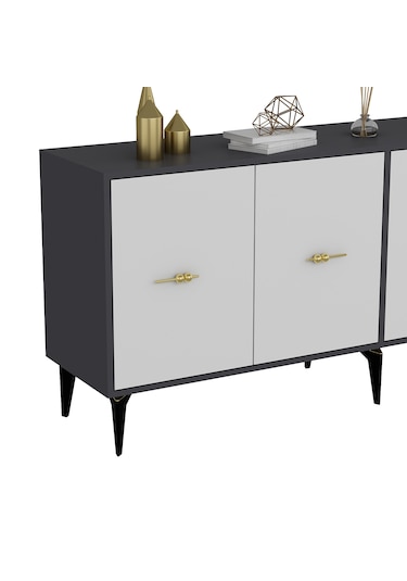 Sintaa 180 Cm Konsol Kx180 Antrasit-beyaz