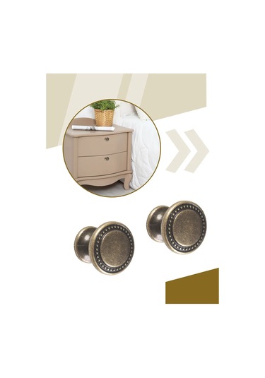 Centr Mebel'noj Furnitury Mobilya Kolu Eski Bronz 2 Adet Düğme 257313985 Bronz Rengi