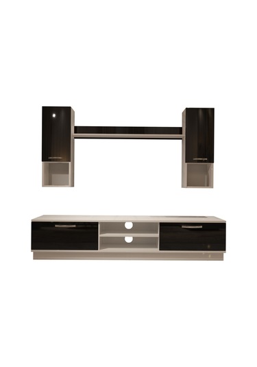 Decoraktiv Eko 5dab Slm Dvd Tv Ünitesi Tv Sehpası Beyaz - Siyah