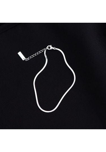 Basit Kadın Halhal Ayarlanabilir Uzatma Uzunluğu Ayak Zinciri Kolye Ayak Bilezik Şık Takı Hediye Gümüş