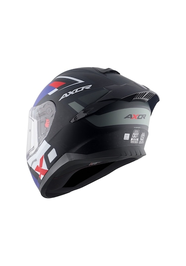 Axor Saber X Sports Kapalı Kask Mavi - Siyah