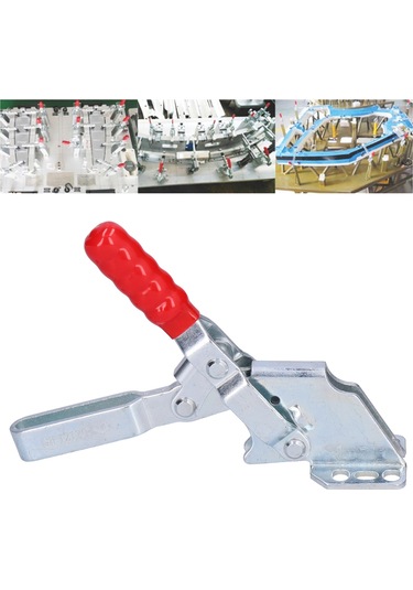 Vkemall Demir+plastik Toggle Clamp, 230kg Sıkma Gücü, Makine İşlemleri, Kaynak, Elektronik Kurulum İçin Hızlı Tutucu - Hs 12130-sm Diğer