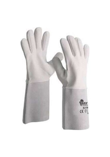 Bay-el Deri Eldiven Beyaz El170-1 No:10