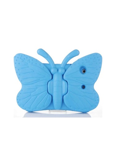 iPad Uyumlu  Mini 4 Effx Butterfly Standlı Tablet Kılıf - Turuncu Arka Kapak