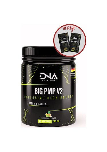 DNA Nutrition Big Pmp V2 Pre-Workout  240gr - Tropik Meyve Aromaı