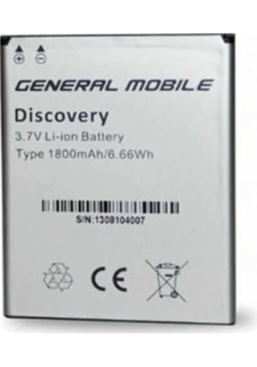 General Mobile Discovery E3 Batarya Pil 1800 Mah