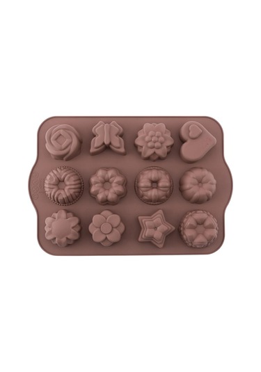 Silicolife Klasik Kek Kalıbı ve 12'li Karma Desen Kek Kalıbı