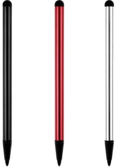 Unicomlifeerpevrensel Çift Kullanımlı Ekran Kalemi İpad Uyumlu Lenovo Samsung Xiaomi İçin P Kapasiteli Pembe