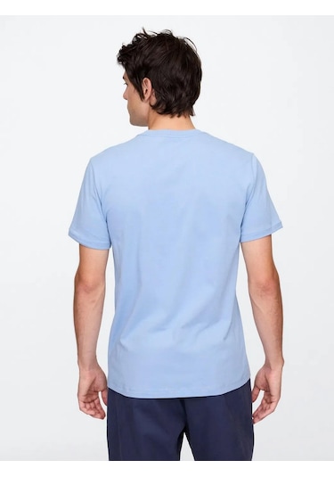 Gap 745022000 V-gap Nyc Skyline Erkek Tişört Mavi