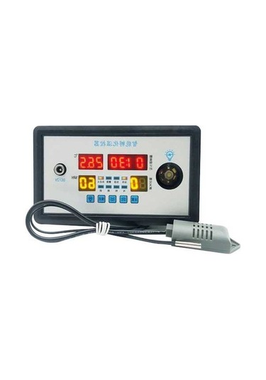 Supermarket1 Zfx-w9002 12v Sıcaklık Ve Nem Dedektörü - 0.1 Hassasiyet, Geniş Uygulama Alanı