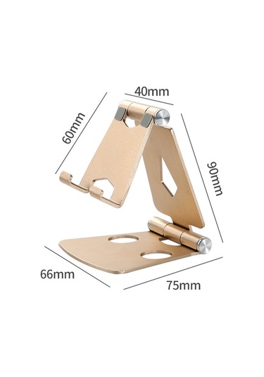 Tenfowee "270 Derece Ayarlanabilir Çift Katlanır Alüminyum Telefon Standı - Kaymaz Tabanlı" Diğer