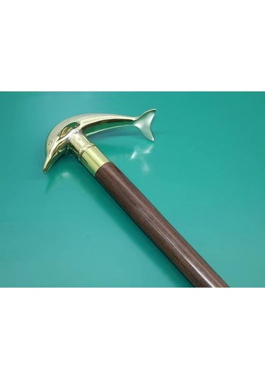 Pirinç Yunus Balıklı Baston 15262