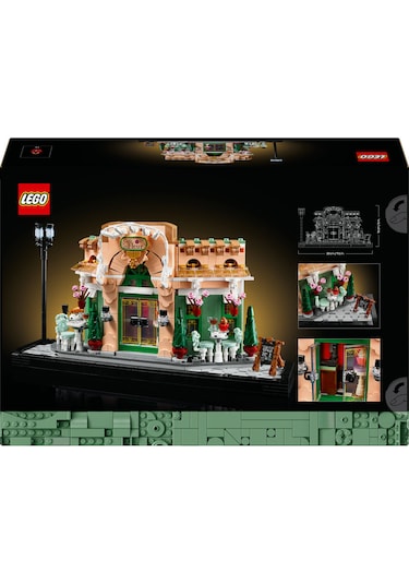 LEGO® Fransız Kafe 10362 - Yetişkinler için Koleksiyonluk Dekoratif Model Yapım Seti (1101 Parça)