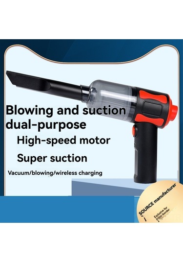 Teltree Aracı Ve Ev İçin Kullanıma Uygun Kablosuz Süpürge, 39.000-45.000 Rpm Motor, Su Ve Kuru Temizleme, Type-c Hızlı Şarj Siyah