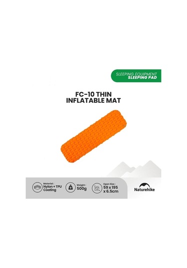 Naturehike Fc-10 Infatable Şişme Kamp Matı Turuncu Renk Turuncu