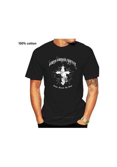 Fortis Fortuna Adiuvat John Wick Filmi C Forts Popüler Etiketsiz Tişört 014354 Siyah