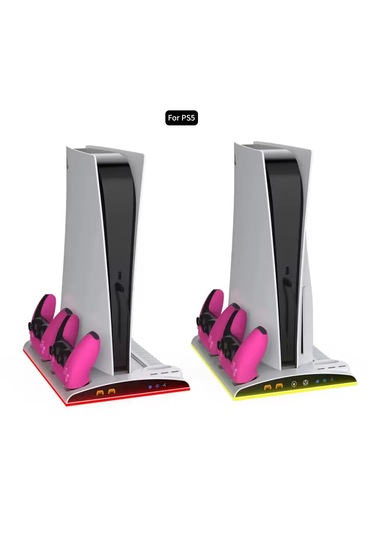 Tp5-3570 Ps5 Soğutucu Organizatör 2 Fanlı Stand Kol Şarj Edici St