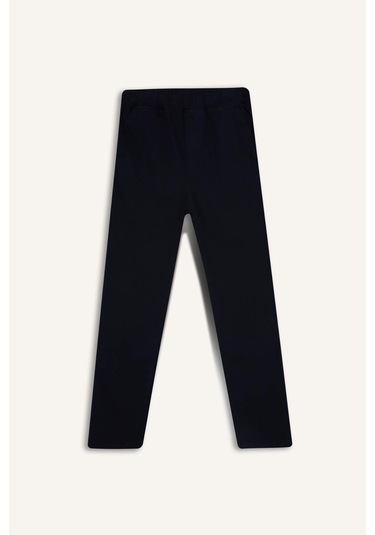 Defacto Erkek Çocuk Düz Paça Gabardin Okul Pantolonu T8850a625aunv253 Lacivert