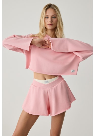 Urban Beat Luana Kadın Şeker Pembesi Sweatshirt Şeker Pembe